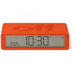 Ceas cu alarma Lexon Flip Classic X Pantone, Snooze, Display Digital, Luminozitate ajustabila, USB-C, Portocaliu 3 - lerato.ro