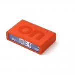 Ceas cu alarma Lexon Flip Classic X Pantone, Snooze, Display Digital, Luminozitate ajustabila, USB-C, Portocaliu 4 - lerato.ro