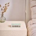 Ceas cu alarma Lexon Flip Classic X Pantone, Snooze, Display Digital, Luminozitate ajustabila, USB-C, Mint 5 - lerato.ro