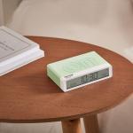 Ceas cu alarma Lexon Flip Classic X Pantone, Snooze, Display Digital, Luminozitate ajustabila, USB-C, Mint 6 - lerato.ro