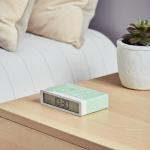 Ceas cu alarma Lexon Flip Classic X Pantone, Snooze, Display Digital, Luminozitate ajustabila, USB-C, Mint 8 - lerato.ro