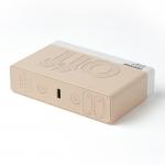 Ceas cu alarma Lexon Flip Classic X Pantone, Snooze, Display Digital, Luminozitate ajustabila, USB-C, Bej 4 - lerato.ro