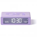 Ceas cu alarma Lexon Flip Mini, Display Digital, Autonomie 6 luni, USB-C, Lila 4 - lerato.ro