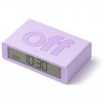 Ceas cu alarma Lexon Flip Mini, Display Digital, Autonomie 6 luni, USB-C, Lila 5 - lerato.ro