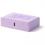 Ceas cu alarma Lexon Flip Mini, Display Digital, Autonomie 6 luni, USB-C, Lila 6 - lerato.ro