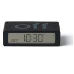 Ceas cu alarma Lexon Flip Mini, Display Digital, Autonomie 6 luni, USB-C, Negru 3 - lerato.ro