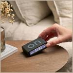 Ceas cu alarma Lexon Flip Mini, Display Digital, Autonomie 6 luni, USB-C, Negru 10 - lerato.ro