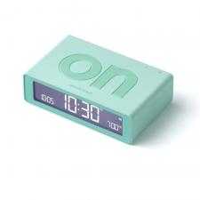 Ceas cu alarma Lexon Flip Mini, Display Digital, Autonomie 6 luni, USB-C, Mint