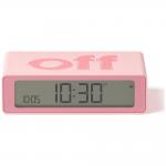 Ceas cu alarma Lexon Flip Mini, Display Digital, Autonomie 6 luni, USB-C, Portocaliu 3 - lerato.ro