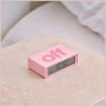 Ceas cu alarma Lexon Flip Mini, Display Digital, Autonomie 6 luni, USB-C, Portocaliu 8 - lerato.ro