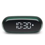 Ceas cu alarma Lexon Minut Mini, Snooze, Display Digital, Control tactil, 800mAh, USB-C, Dark Green 3 - lerato.ro
