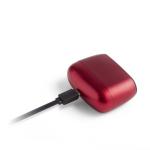 Ceas cu alarma Lexon Minut Mini, Snooze, Display Digital, Control tactil, 800mAh, USB-C, Dark Red 5 - lerato.ro