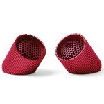 Set 2 boxe portabile wireless Lexon Ray, 2x 3W, Bluetooth 5.0, Autonomie 8h, USB-C, IPX4, Rosu 2 - lerato.ro