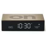 Ceas cu alarma Lexon Flip Premium, Snooze, Display Digital, Luminozitate ajustabila, USB-C, Gold 2 - lerato.ro