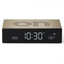 Sisteme, Kit-uri si Senzori Smart Home, Ceas cu alarma Lexon Flip Premium, Snooze, Display Digital, Luminozitate ajustabila, USB-C, Gold, lerato.ro