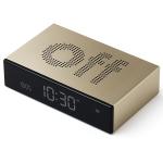 Ceas cu alarma Lexon Flip Premium, Snooze, Display Digital, Luminozitate ajustabila, USB-C, Gold 5 - lerato.ro
