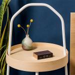 Ceas cu alarma Lexon Flip Premium, Snooze, Display Digital, Luminozitate ajustabila, USB-C, Gold 11 - lerato.ro
