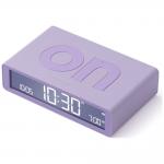 Ceas cu alarma Lexon Flip Classic, Snooze, Display Digital, 1200mAh, USB-C, Lila 4 - lerato.ro