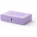 Ceas cu alarma Lexon Flip Classic, Snooze, Display Digital, 1200mAh, USB-C, Lila 7 - lerato.ro