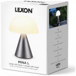 Lampa LED Lexon Mina L, Lumina cu 7 culori, Autonomie 24h, IPX4, USB-C, Dark Red 6 - lerato.ro