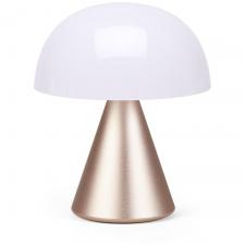 Veioze si Lampi Smart, Lampa LED Lexon Mina M, Lumina cu 7 culori, Autonomie 24h, IPX4, USB-C, Gold, lerato.ro
