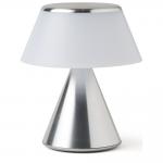 Lampa LED Lexon Luma S, Lumina cu 9 culori, Autonomie 12h, IPX4, USB-C, Silver 2 - lerato.ro