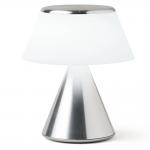 Lampa LED Lexon Luma S, Lumina cu 9 culori, Autonomie 12h, IPX4, USB-C, Silver 3 - lerato.ro