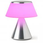 Lampa LED Lexon Luma S, Lumina cu 9 culori, Autonomie 12h, IPX4, USB-C, Silver 9 - lerato.ro