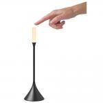 Lampa LED Lexon Steli Candle, Lumina cu 9 culori, Autonomie 12h, IPX4, USB-C, Gri 12 - lerato.ro