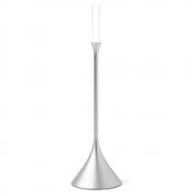 Lampa LED Lexon Steli Candle, Lumina cu 9 culori, Autonomie 12h, IPX4, USB-C, Silver