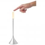 Lampa LED Lexon Steli Candle, Lumina cu 9 culori, Autonomie 12h, IPX4, USB-C, Silver 12 - lerato.ro