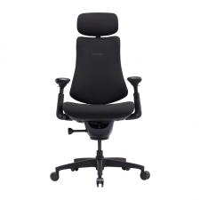 Scaun ergonomic LiberNovo Omni SE, Recliner, Suport lombar / cervical reglabil, Adancime 45cm, Ajustabil, Negru