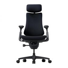 Scaun ergonomic LiberNovo Omni, Recliner, Suport lombar / cervical reglabil, Adancime 48cm, Ajustabil, Negru