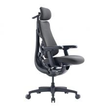 Scaun ergonomic LiberNovo Omni GEN, Recliner, Suport lombar electric, Adancime 45cm, Ajustabil, Grafit