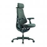 Scaun ergonomic LiberNovo Omni, Recliner, Suport lombar / cervical reglabil, Adancime 45cm, Ajustabil, Verde 3 - lerato.ro