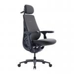 Scaun ergonomic LiberNovo Maxis, Recliner, Suport lombar / cervical reglabil, Ajustabil, Baterie 2200mAh, Sarcina maxima 181 kg, Grafit 3 - lerato.ro
