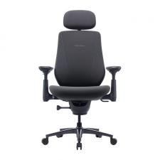 Scaun ergonomic LiberNovo Maxis, Recliner, Suport lombar / cervical reglabil, Ajustabil, Baterie 2200mAh, Sarcina maxima 181 kg, Grafit