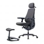 Scaun ergonomic LiberNovo Maxis, Recliner, Suport lombar / cervical reglabil, Ajustabil, Baterie 2200mAh, Sarcina maxima 181 kg, Grafit 6 - lerato.ro