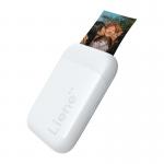Imprimanta foto portabila Liene Pearl, 2x3 inch, 500mAh, Bluetooth 5.0, USB-C, Alb 4 - lerato.ro