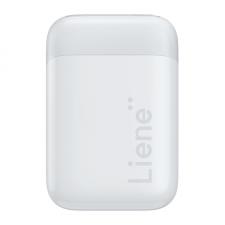 Imprimanta foto portabila Liene Pearl, 2x3 inch, 500mAh, Bluetooth 5.0, USB-C, 50 coli Zink incluse, Alb