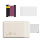 Imprimanta foto portabila Liene Pearl N200 Pro, 2x3 inch, 300 DPI, Bluetooth 5.2, USB-C, Gold 2 - lerato.ro
