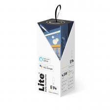 Becuri smart WiFi, Bec Smart LED Lite Bulb Moments, RGB, 5W, 2700-6500K, E14, Control aplicatie, WiFi, Bluetooth, Alb, lerato.ro
