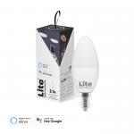 Bec Smart LED Lite Bulb Moments, RGB, 5W, 2700-6500K, E14, Control aplicatie, WiFi, Bluetooth, Alb 3 - lerato.ro