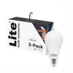 Set 3 becuri Smart LED Lite Bulb Moments, RGB, 9W, 2700-6500K, E27, Control aplicatie, WiFi, Bluetooth, Alb 2 - lerato.ro