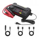 Redresor auto Lokithor JTC4250, cu clesti pentru pornire motor diesel sau benzina, 7000mAh, 4250A, USB/USB-C, functie de powerbank si lanterna, Negru 5 - lerato.ro