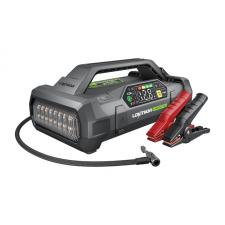 Redresor auto Lokithor JA3000 Pro, cu clesti pentru pornire motor diesel sau benzina, 3600mAh, 3000A, USB/USB-C, functie de powerbank si lanterna, Negru