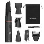 Set trimmer pentru corp MaxGroom LK-881, Autonomie 1.5h, USB-C, IPX6, Negru 3 - lerato.ro