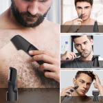 Set trimmer pentru corp MaxGroom LK-881, Autonomie 1.5h, USB-C, IPX6, Negru 17 - lerato.ro