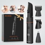 Set trimmer pentru corp MaxGroom LK-881, Autonomie 1.5h, USB-C, IPX6, Negru 4 - lerato.ro