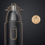 Trimmer multifunctional MaxGroom GT2220A pentru nas, urechi si sprancene, Autonomie 1h, USB-C, Negru 12 - lerato.ro